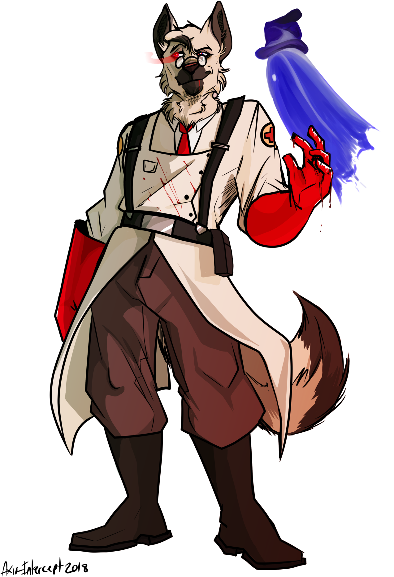 Anthropomorphic Medic T F2 Fan Art PNG