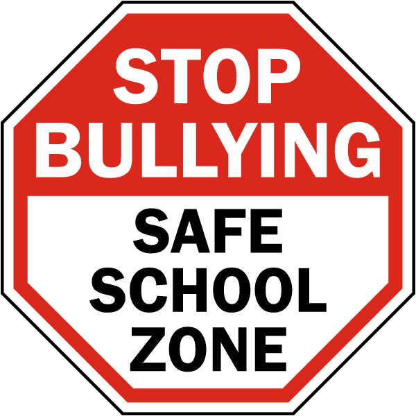 Anti Bullying Stop Sign PNG