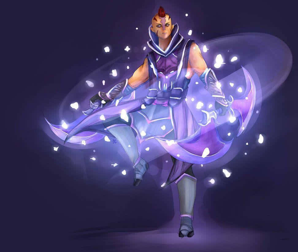 Enigmatic Anti-Mage in action Wallpaper