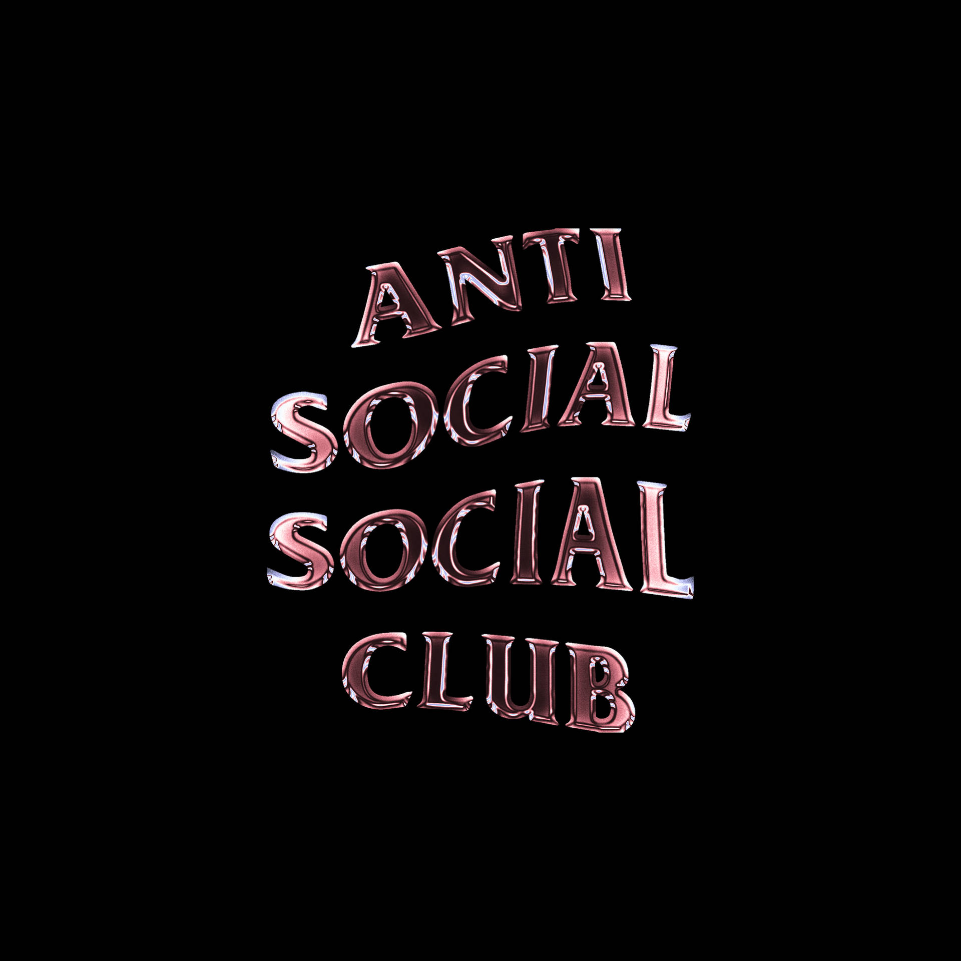 Anti Social Social Club Glossy Pink