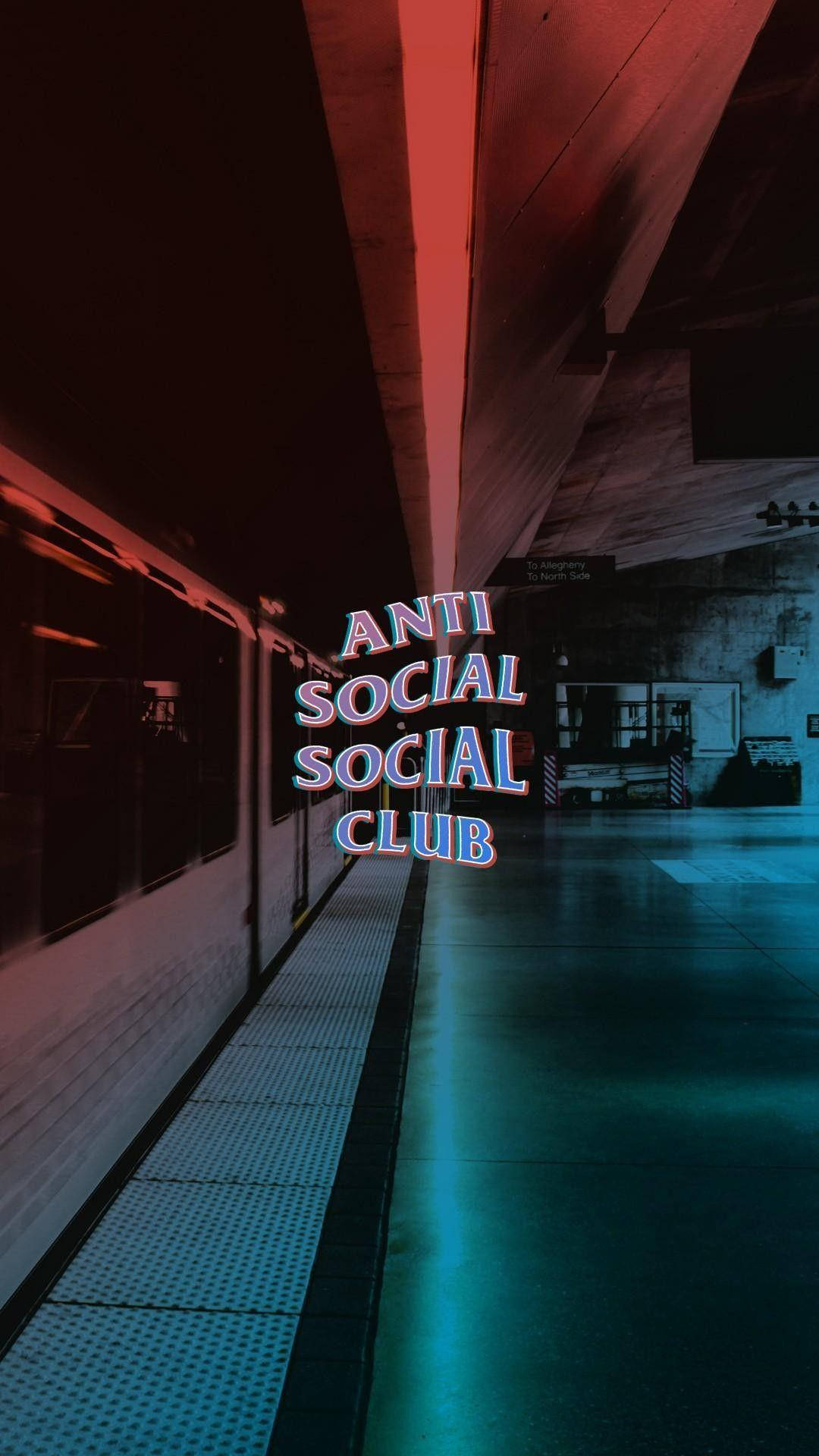 Anti Social Social Club Train Station Wallpaper