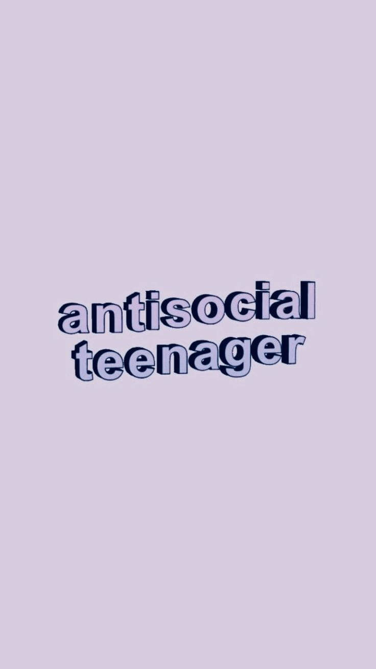 Download Anti Social Teenager Lavender Wallpaper 