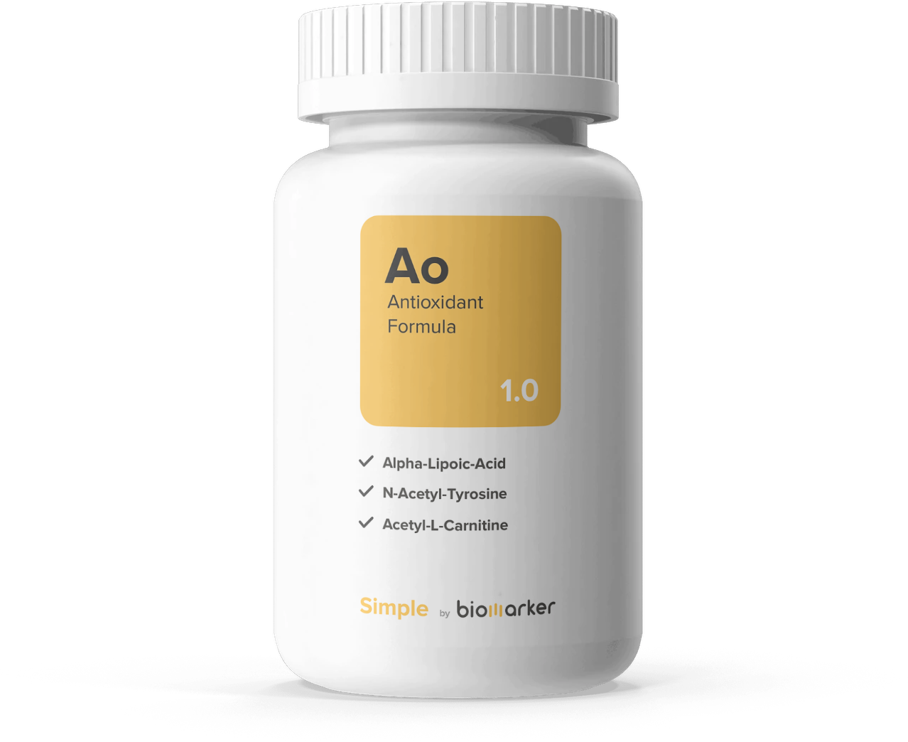 Antioxidant Supplement Bottle PNG