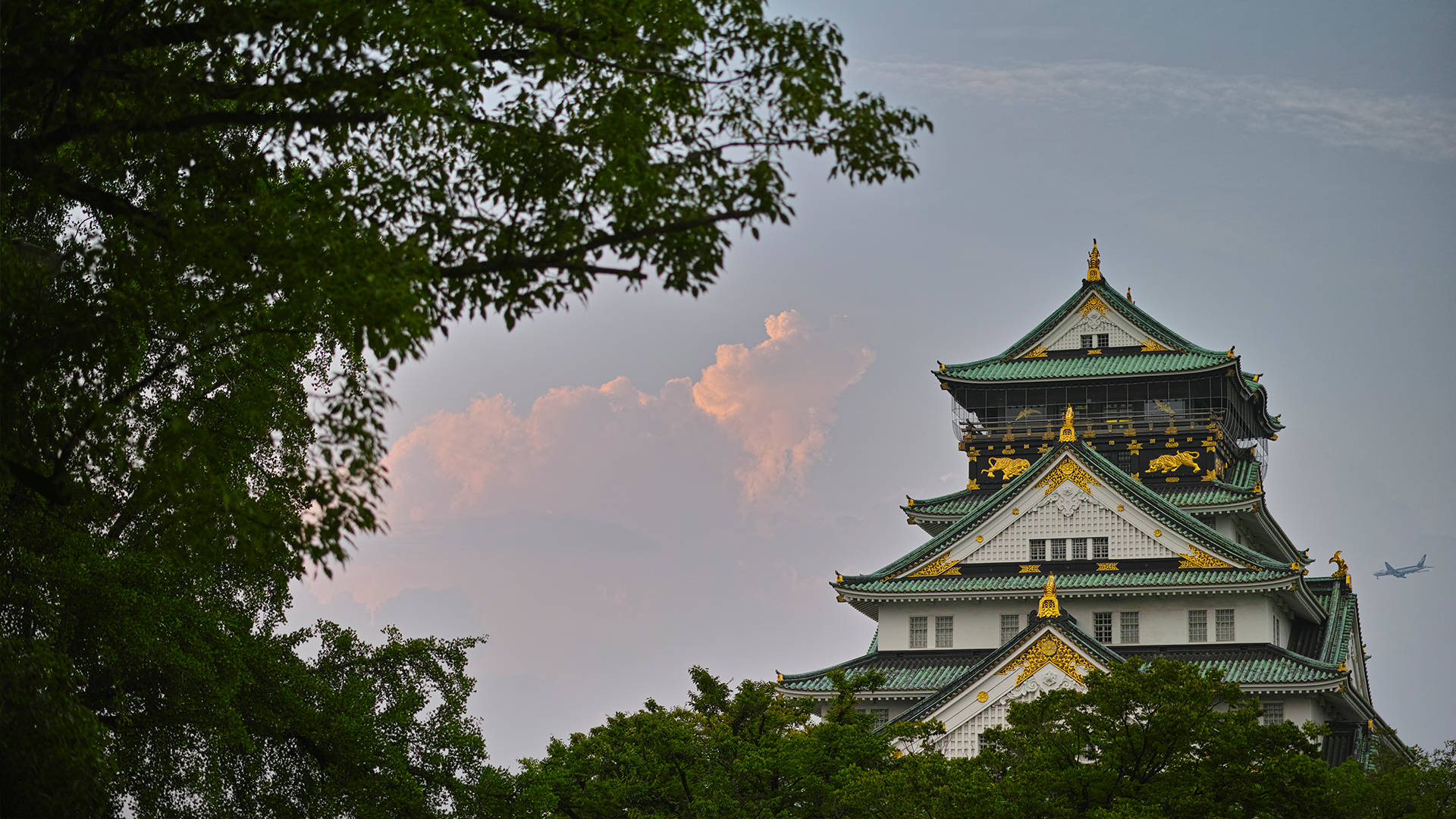 Antiquated Osaka Castle