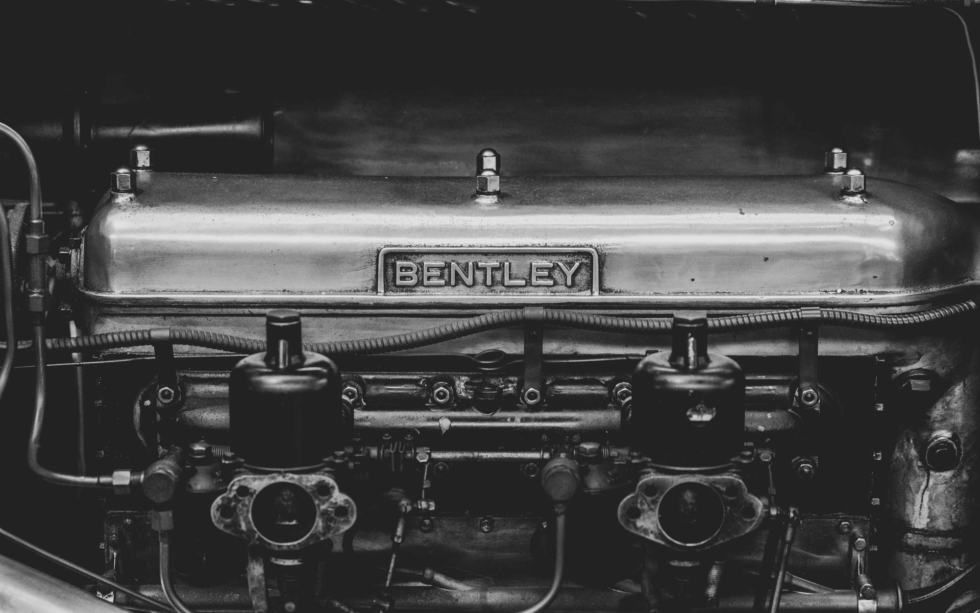 Antique Bentley Engine Wallpaper
