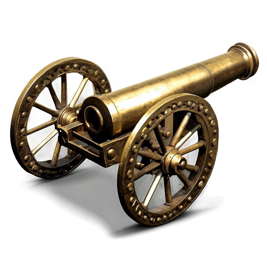 Download Antique Brass Cannon Png Rll4 | Wallpapers.com