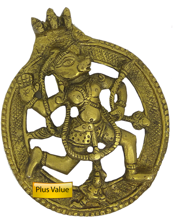 Antique Brass Nataraja Artifact PNG