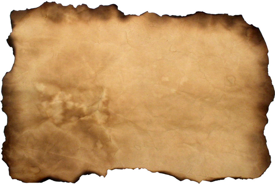 Antique Burnt Edge Paper Texture PNG