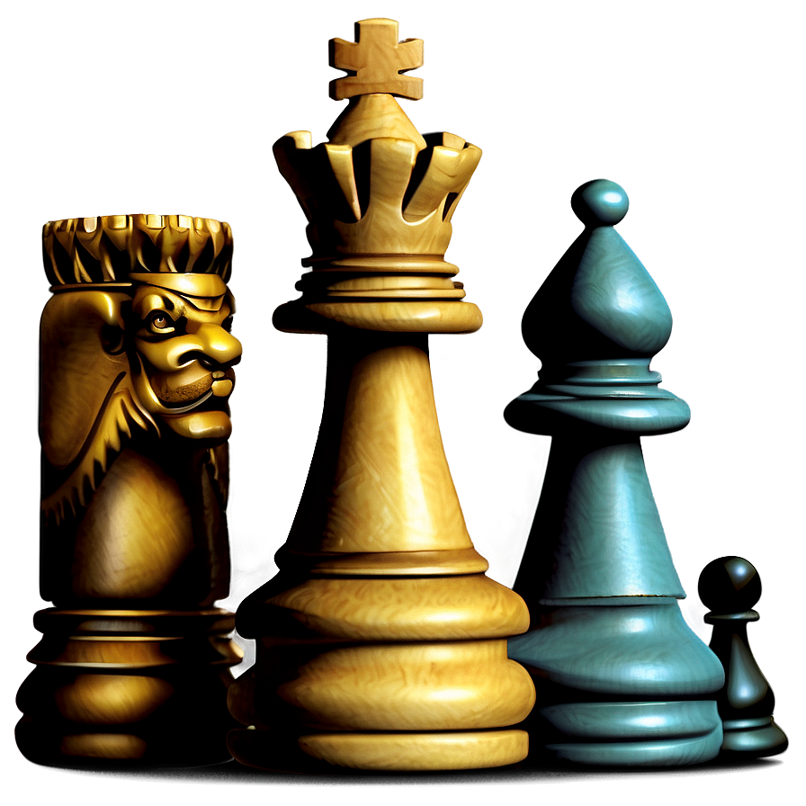 Antique Chess Pieces Image Png Own PNG