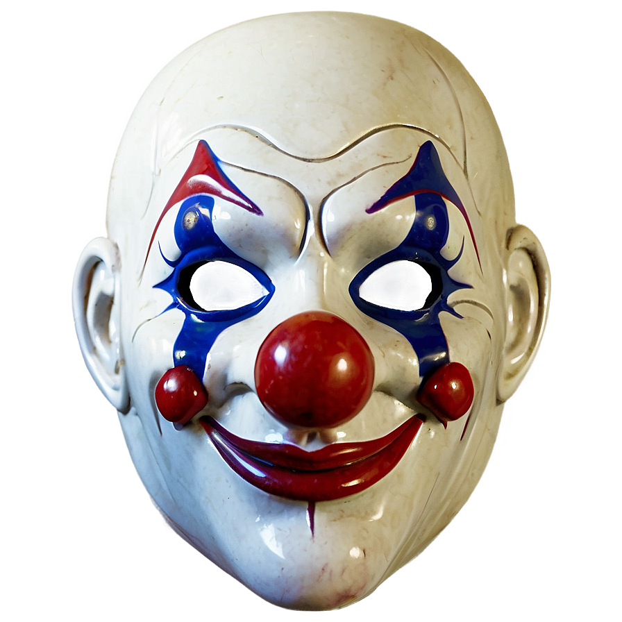 Antique Clown Mask Png 06212024 PNG