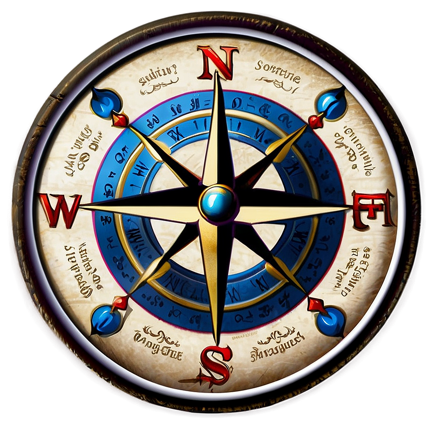 Download Antique Compass Rose Artwork Png 14 | Wallpapers.com