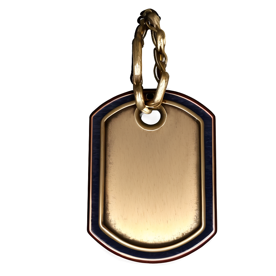 Antique Dog Tag Png 06122024 PNG
