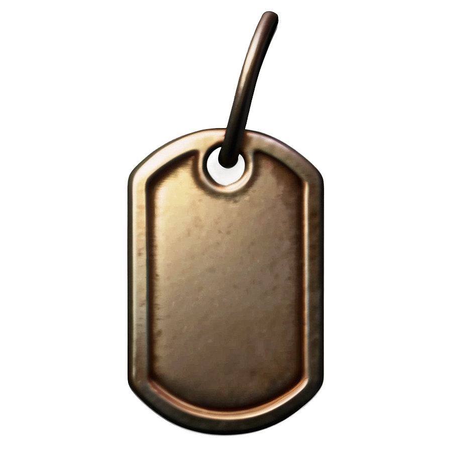 Antique Dog Tag Png Bom PNG
