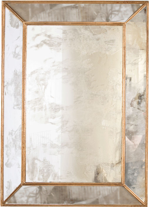 Antique Gold Frame Blank Canvas PNG