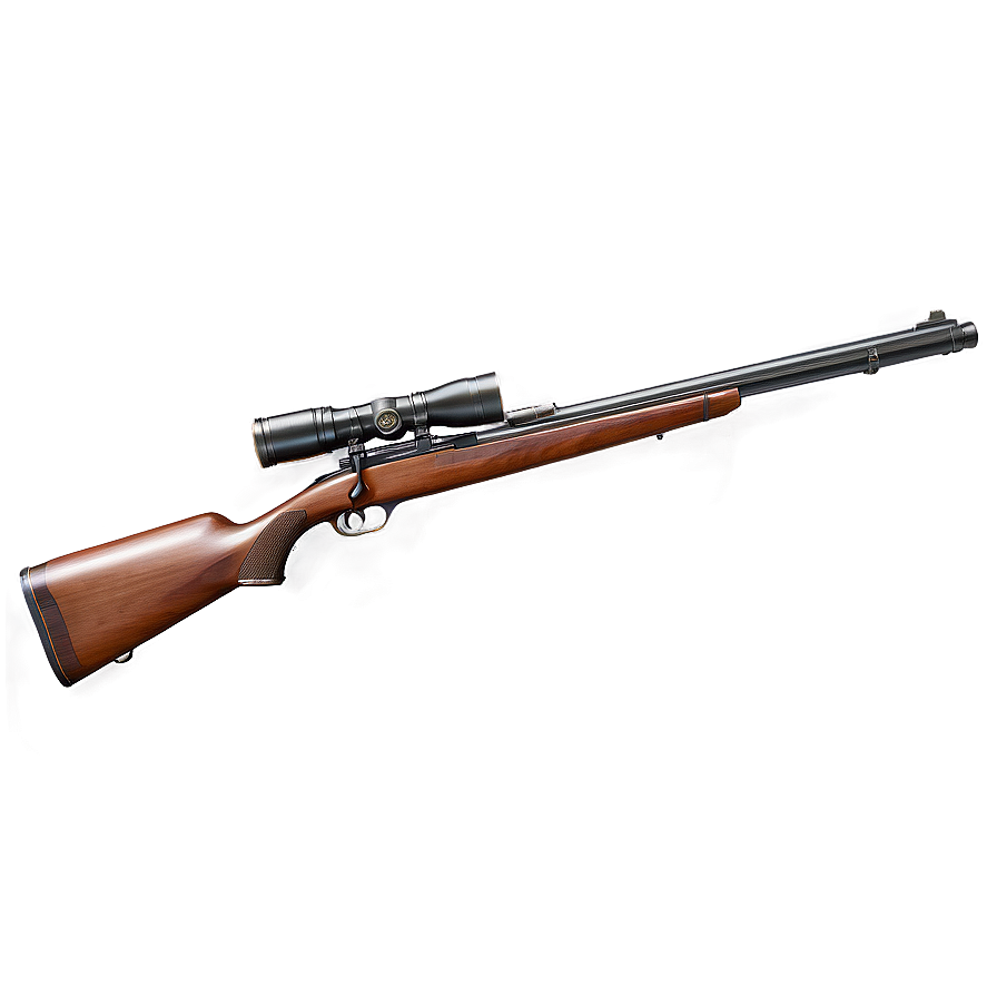 Antique Hunting Rifle Illustration Png 06132024 PNG