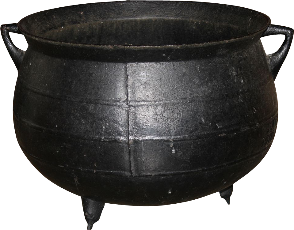 Antique Iron Cauldron.png PNG