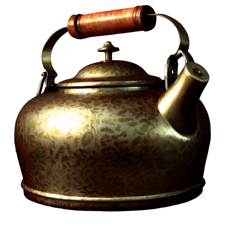 Download Antique Kettle Sketch Png Two | Wallpapers.com