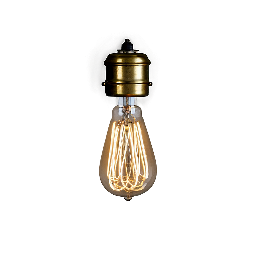 Antique Lightbulb Png 05242024 PNG