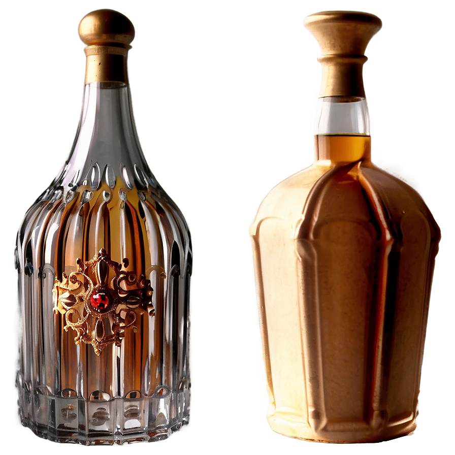 Antique Liquor Bottles Png Ymb17 PNG