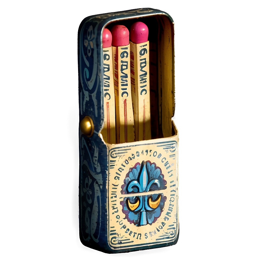 Antique Matchbox Treasure Png 12 PNG