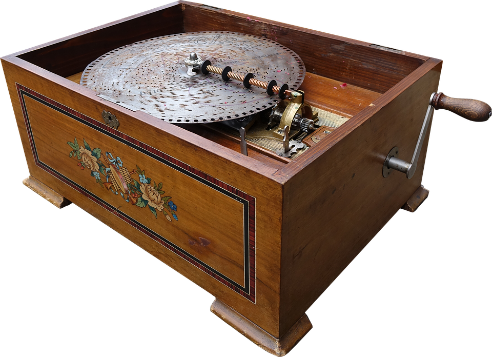 Antique Music Box PNG