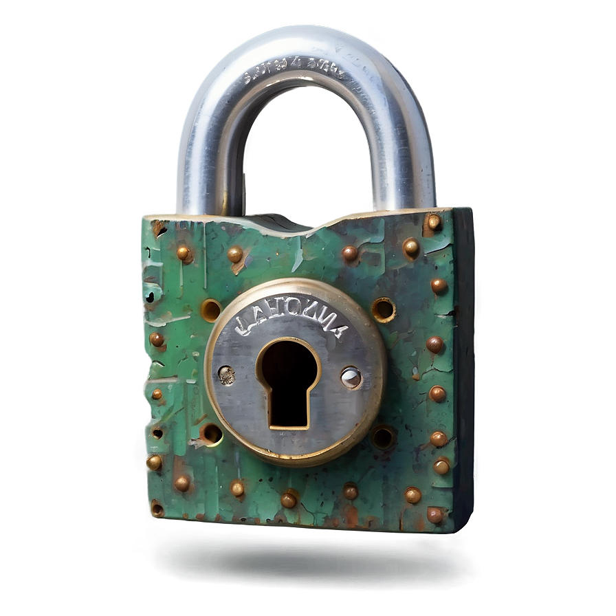 Antique Padlock Png Ipv PNG