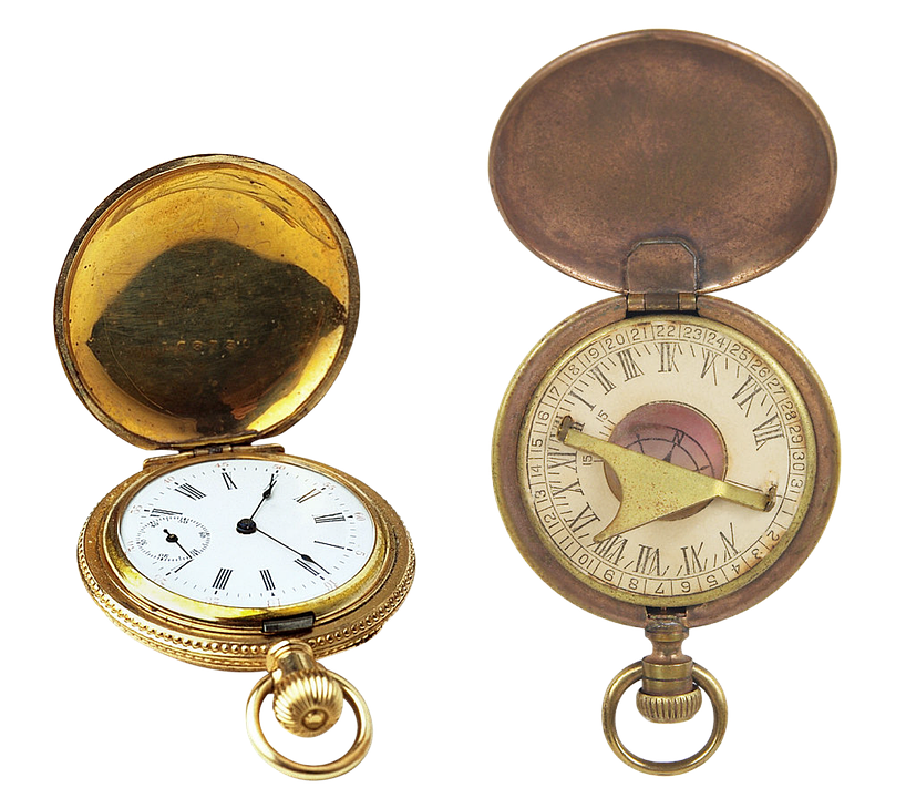 Antique Pocket Watches Open PNG