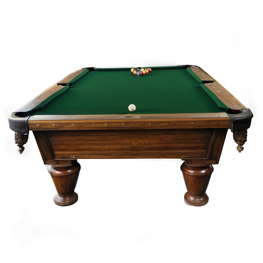 Download Antique Pool Table Png 06122024 | Wallpapers.com