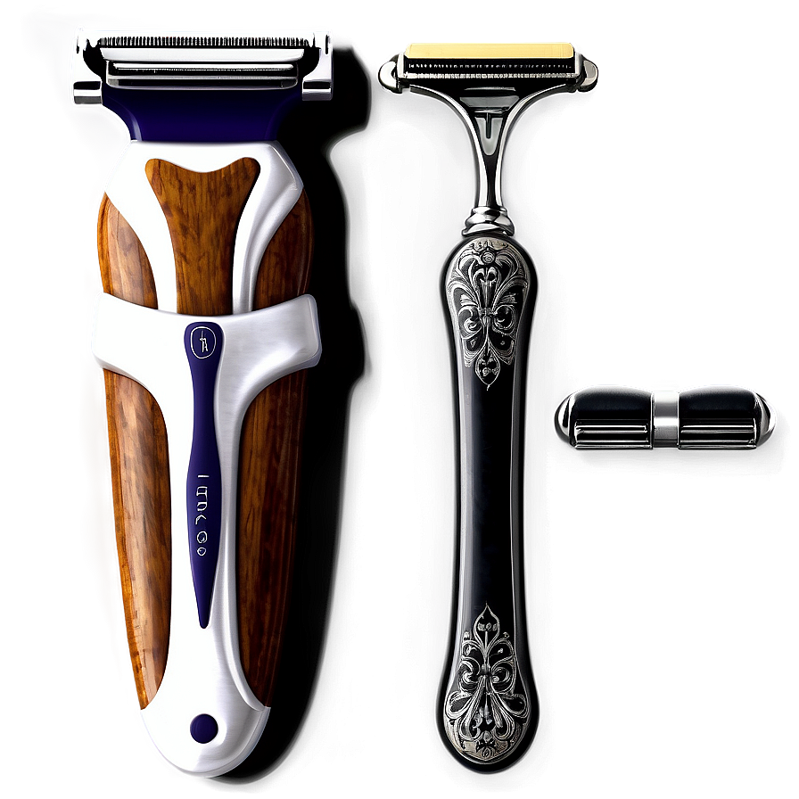 Antique Razor Collection Png Lft PNG