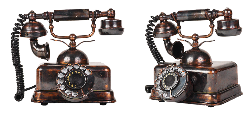 Antique Rotary Telephones PNG