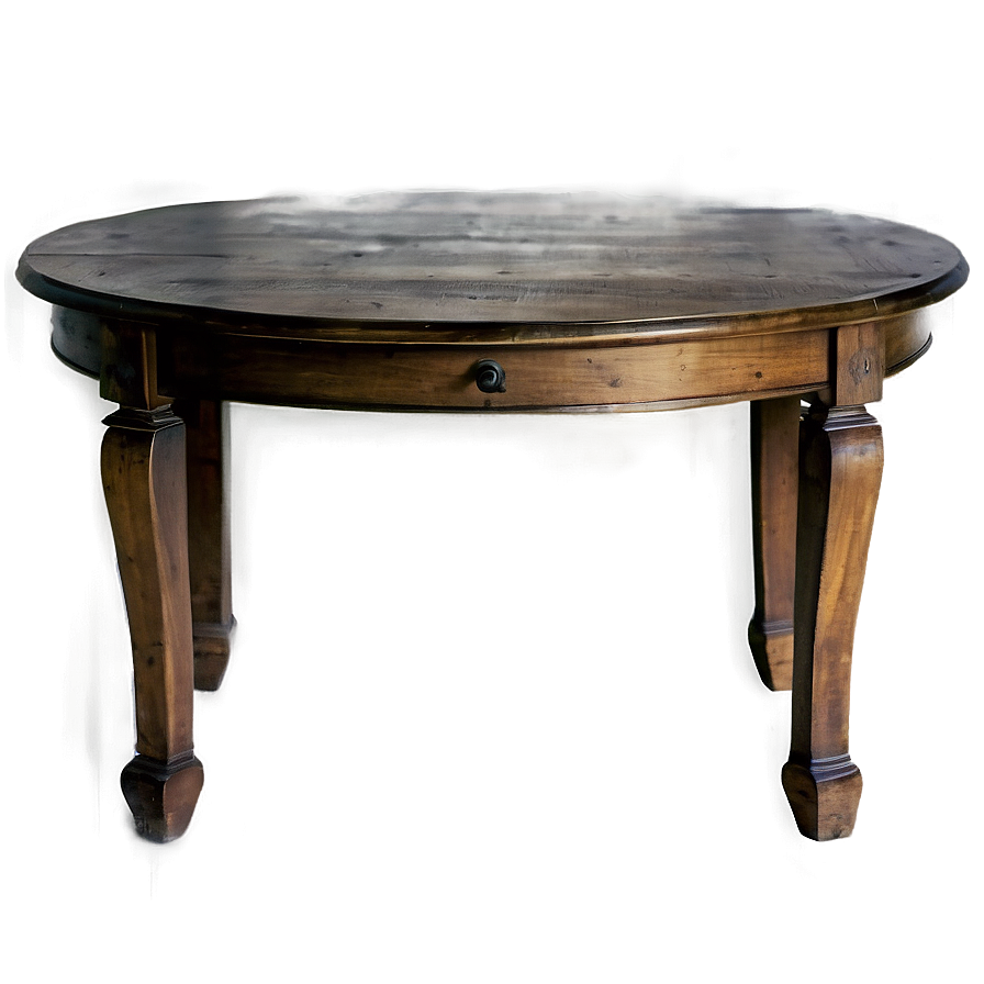 Antique Round Table Artwork Png 13 PNG