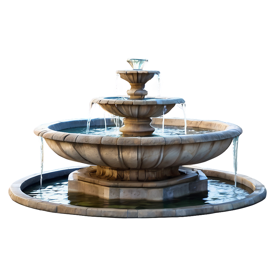 Antique Stone Fountain Png Myx PNG