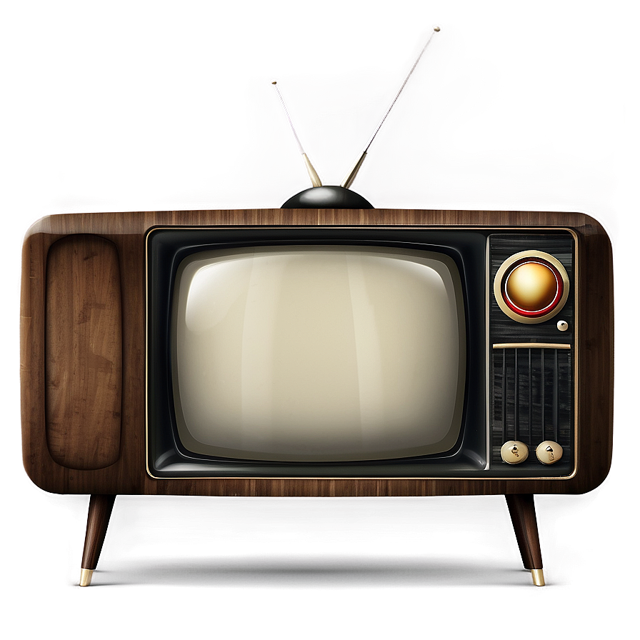 Antique Tv Illustration Png Xoy PNG