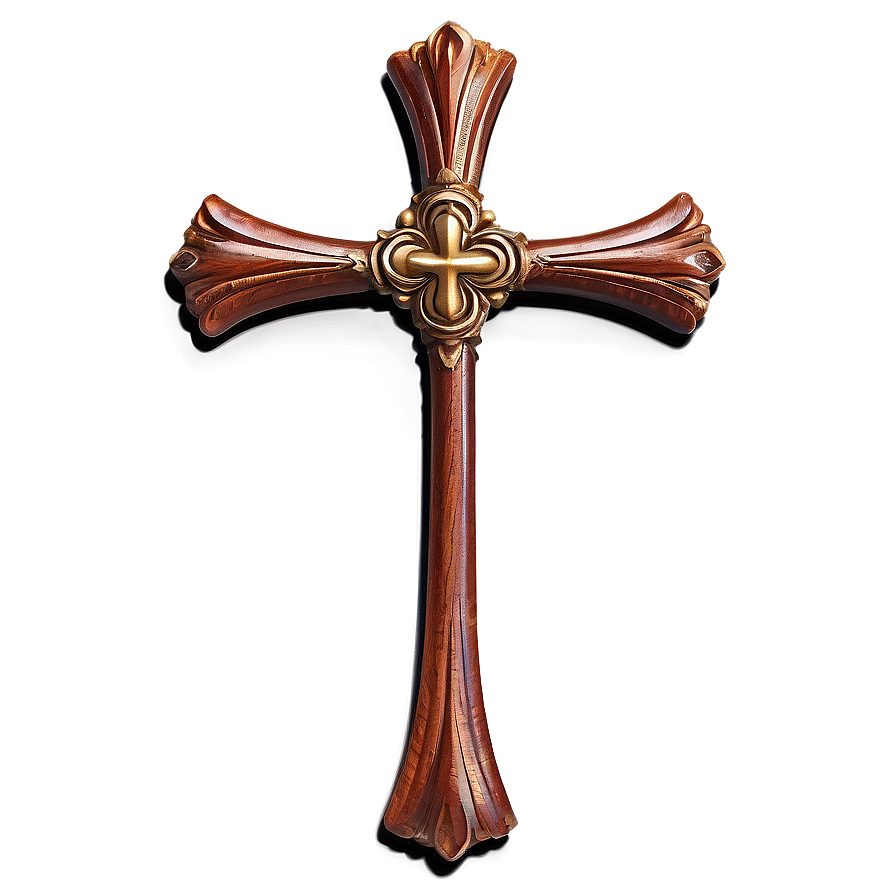 Antique Wooden Cross Png 53 PNG