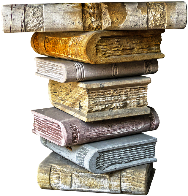 Antique_ Book_ Stack_ P N G_ Image PNG