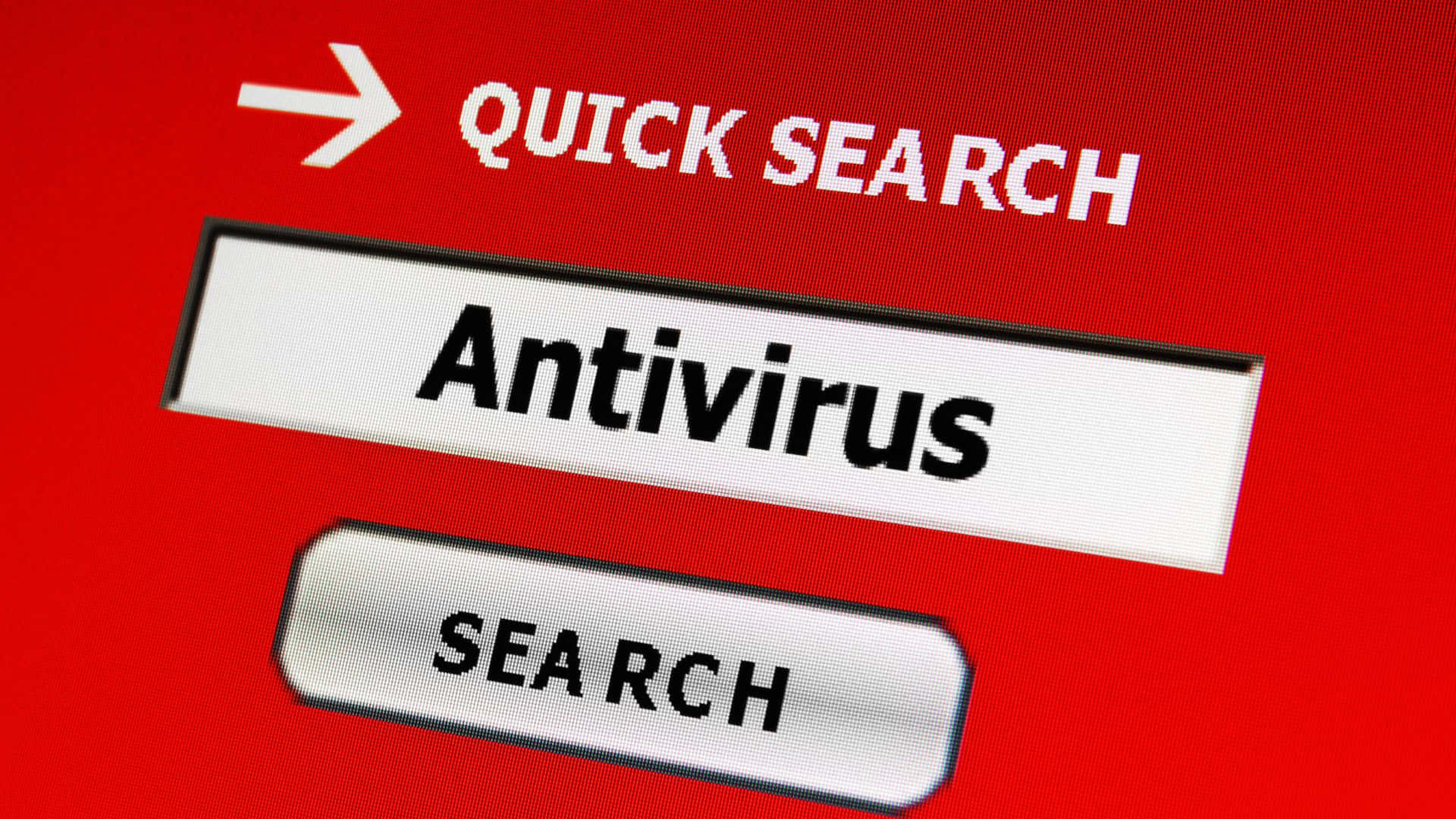 Antivirus på søgelinjen Wallpaper