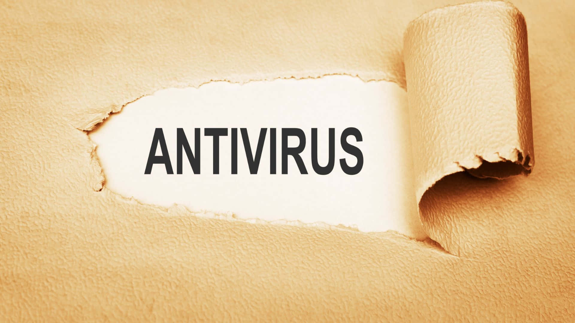 A Paper With The Word Antivirus On It Wallpaper