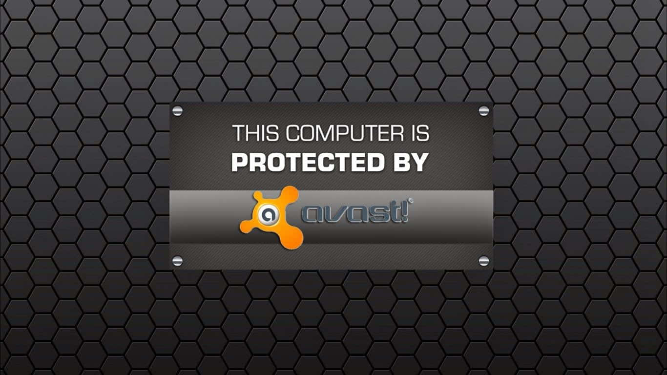 Computerprotetto Da Avast! Software Antivirus Sfondo