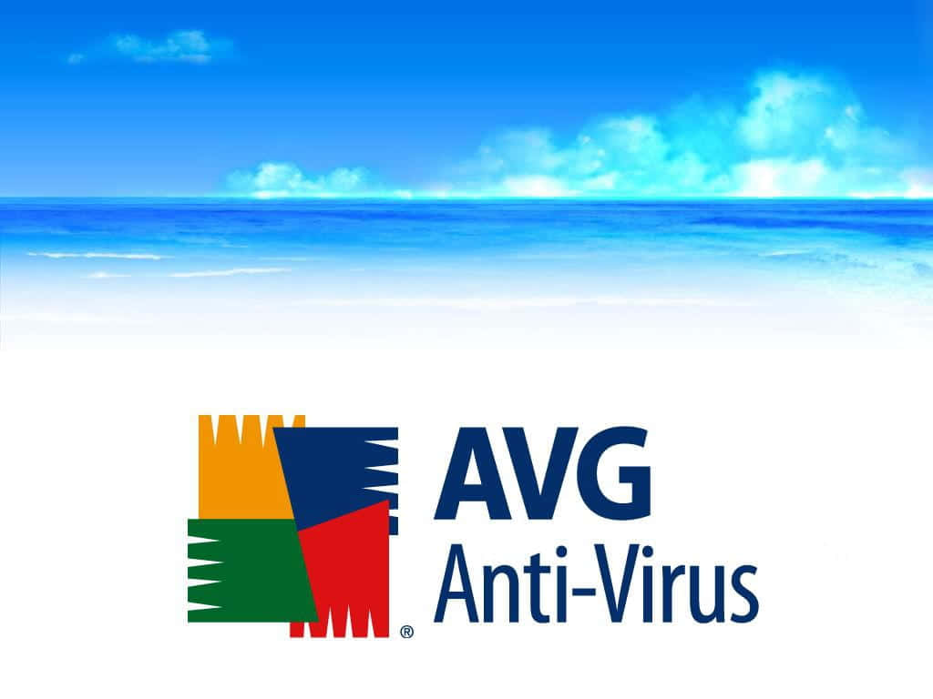 Avgtechnologies Antivirus Program Varumärkets Logotyp Wallpaper