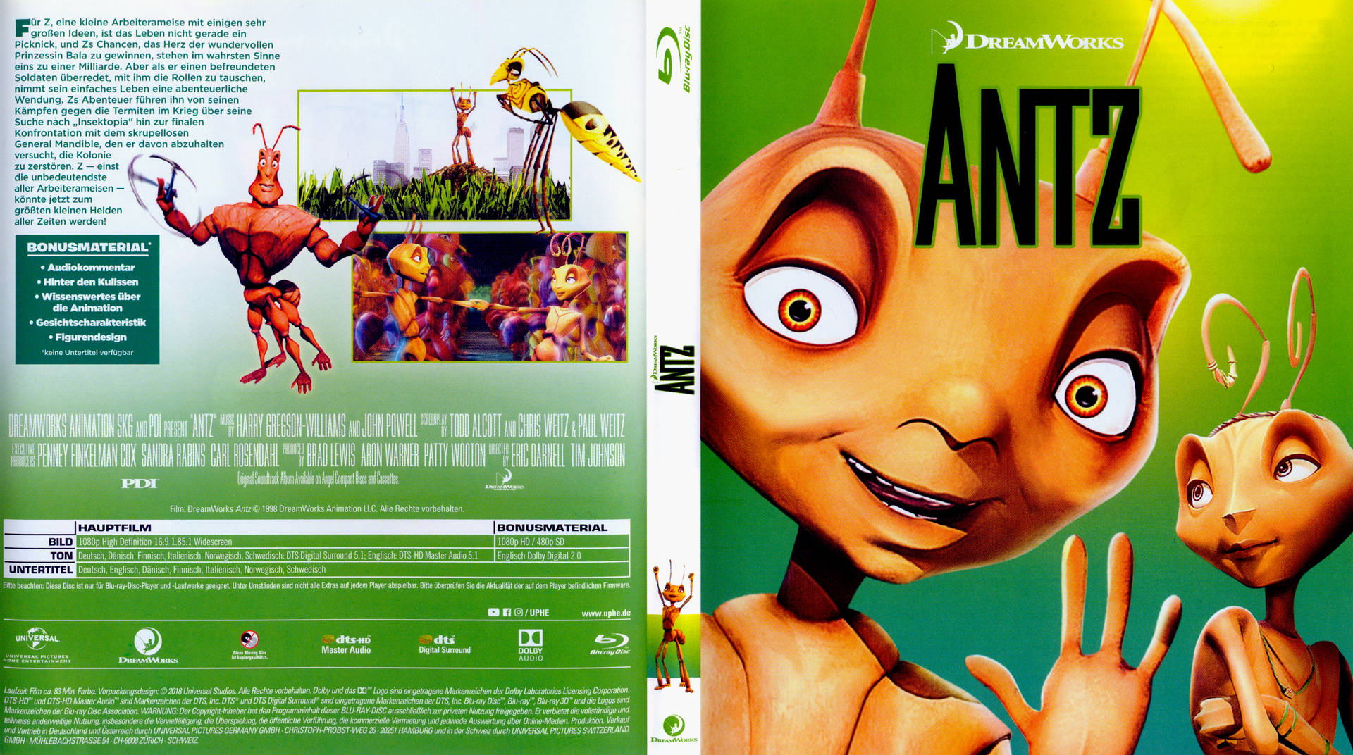Antz DVD Poster Wallpaper