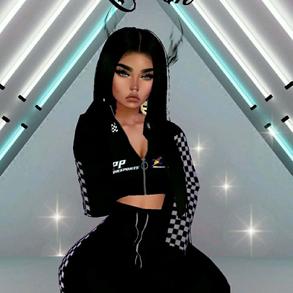 Anvemil Personaggio Di Imvu Che Mette In Mostra Uno Stupefacente Stile Di Moda