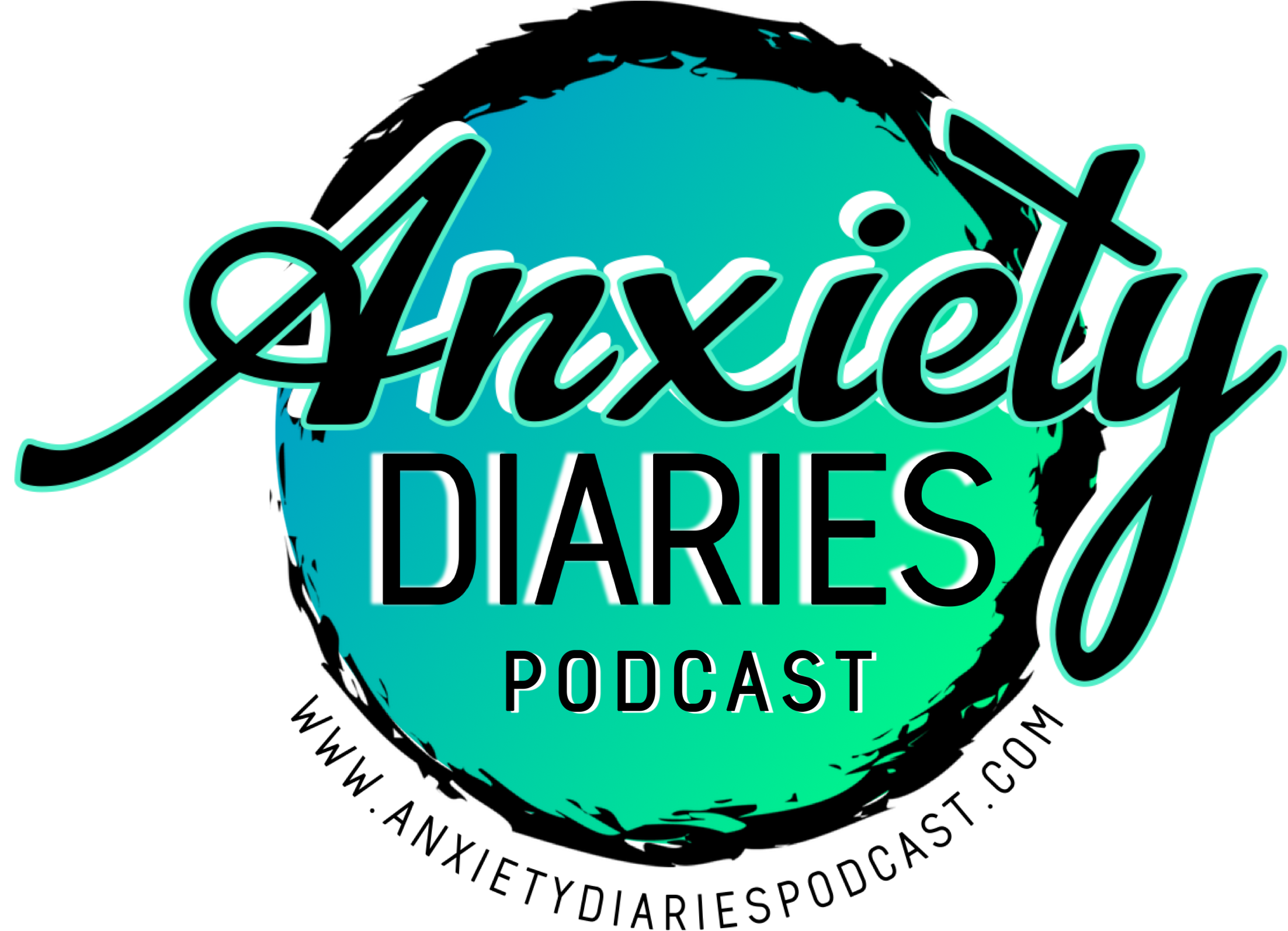 Anxiety Diaries Podcast Logo PNG