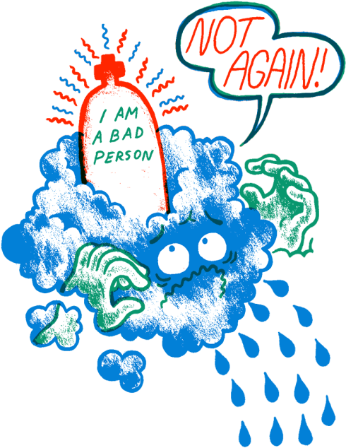 Anxiety Explosion Illustration PNG