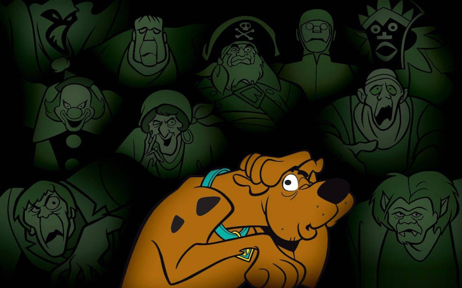 Anxious Face of Scooby Doo Wallpaper