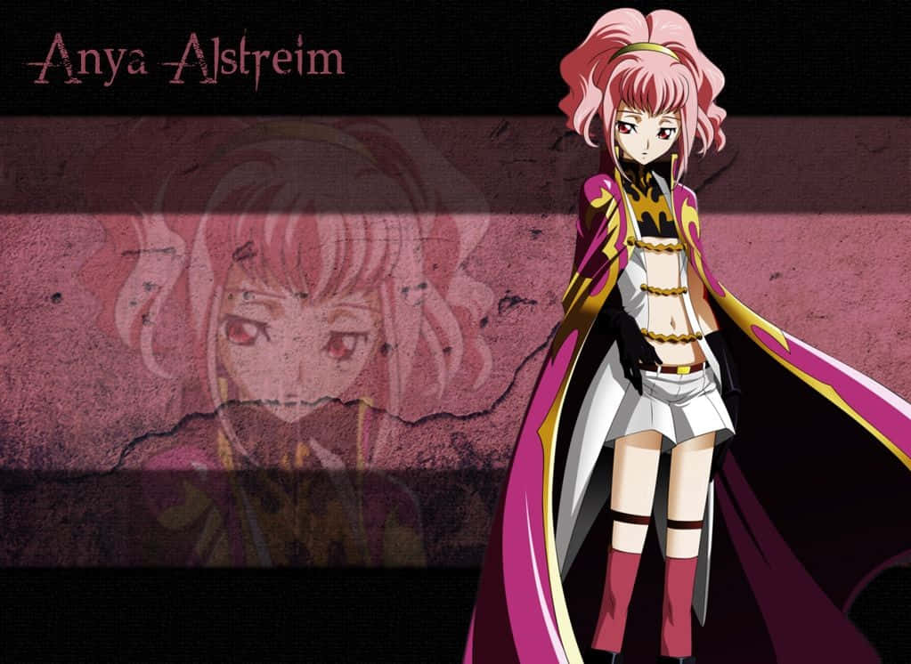 Anya Alstreim captivating anime character in striking pose Wallpaper