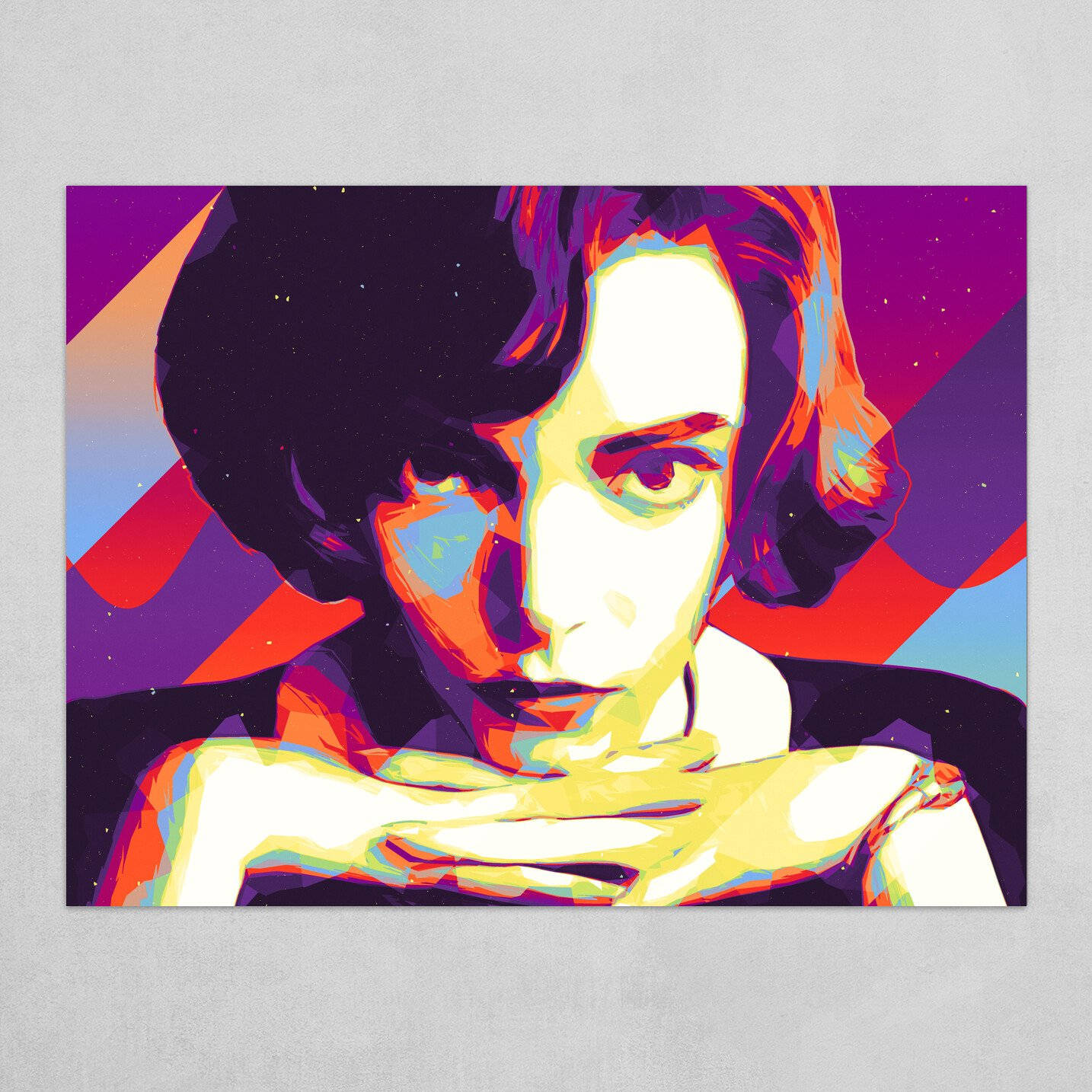 Anya Taylor-joy Pop Art Wallpaper