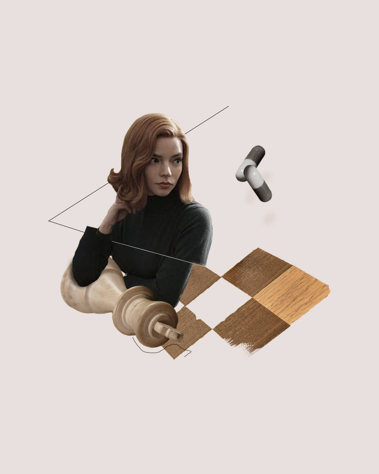 Anya Taylor-joy Queen's Gambit Art Wallpaper