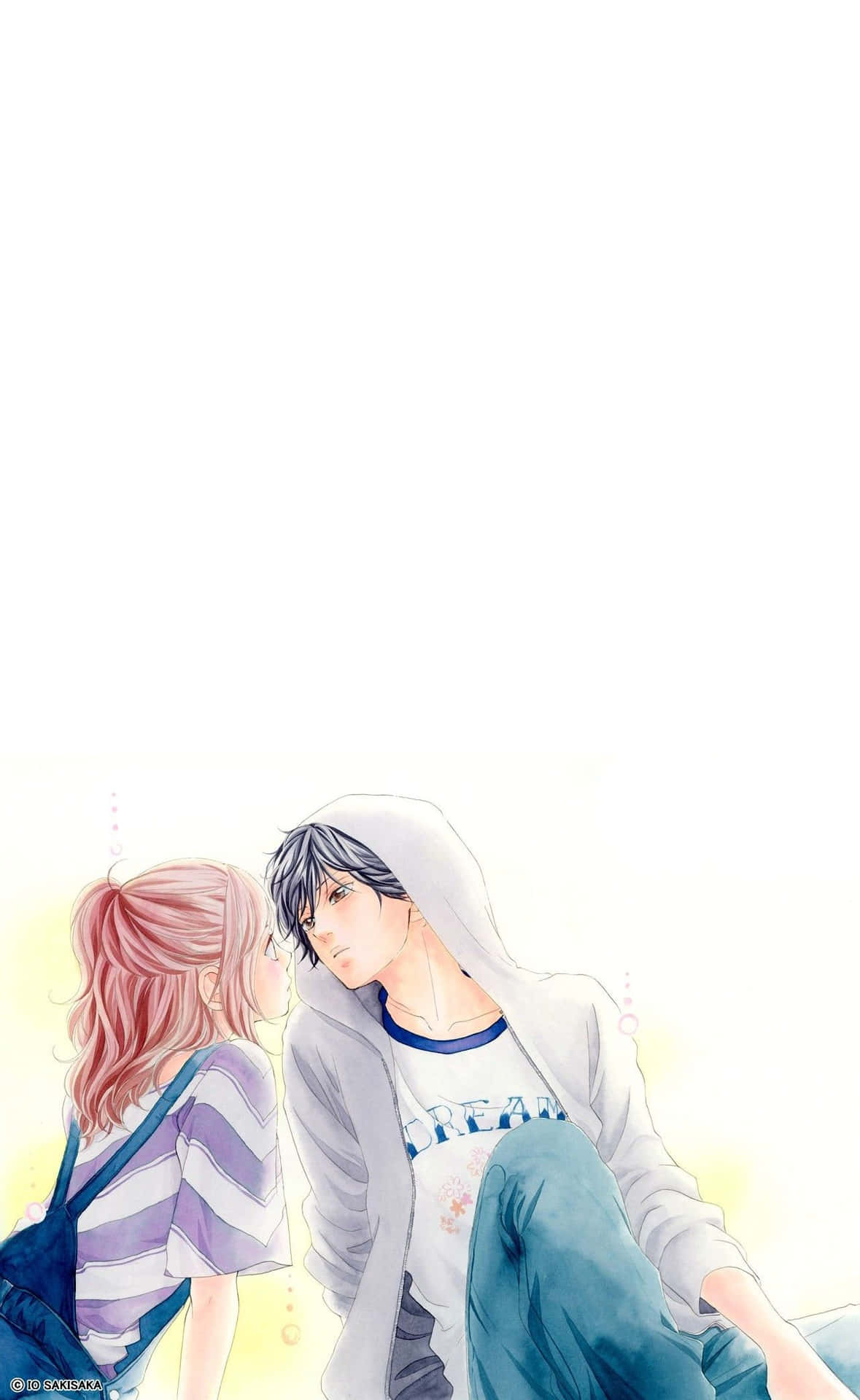 Ao Haru Ride Anime Koppel Achtergrond