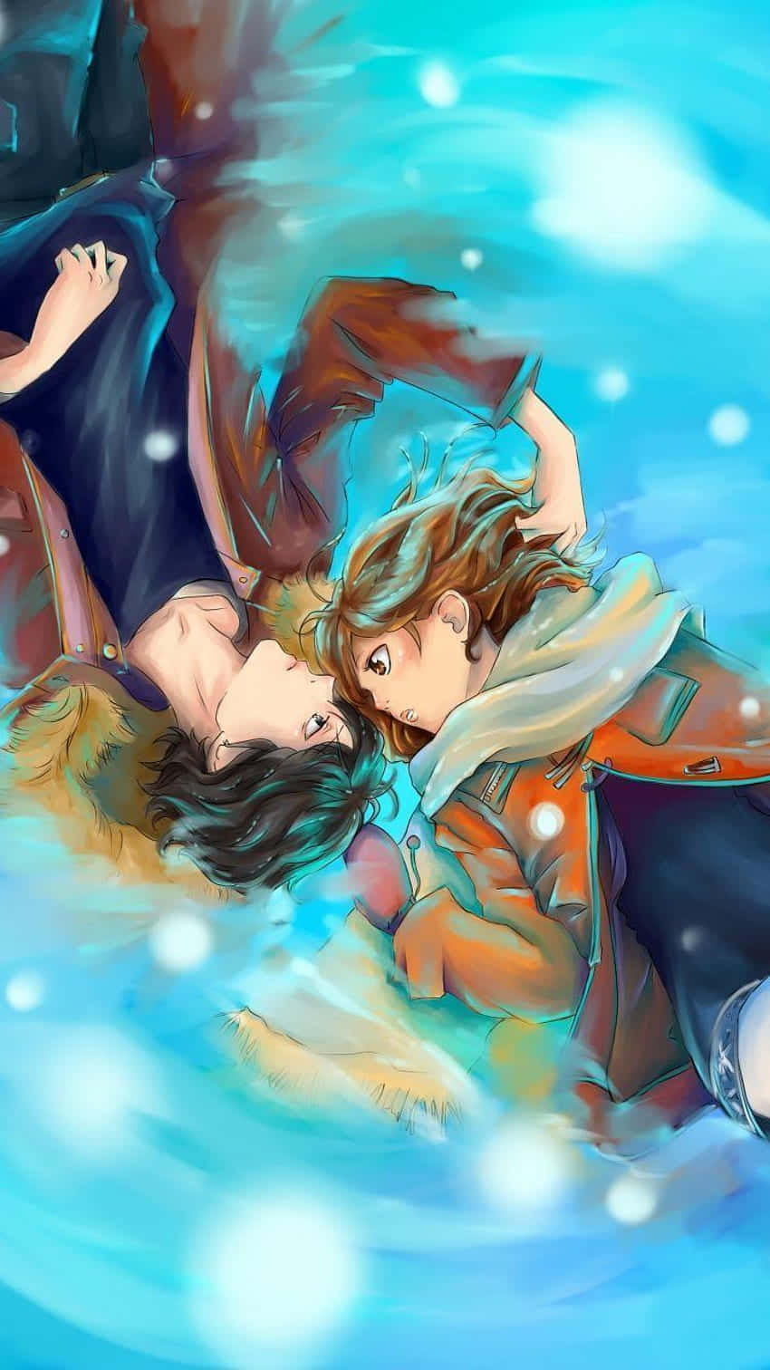 Ao Haru Ride Anime Illustratie Achtergrond