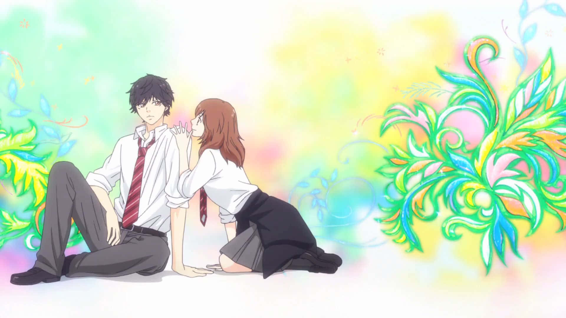 Image  The cast of Ao Haru Ride share a special moment